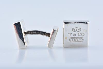 Boutons de manchette Tiffany&Co en argent 925 2
