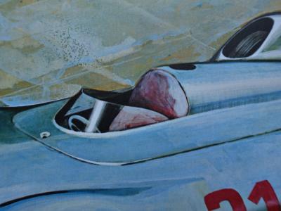 Edouard KUHN : Auto-Union 1937, Lithographie signée et numérotée, 1972 2