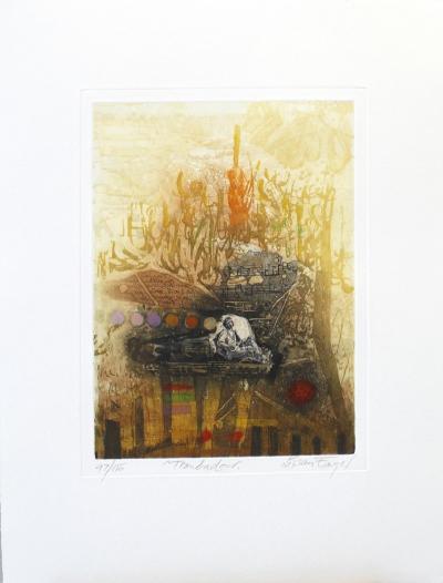 Nissan ENGEL-Troubadour-Gravure originale 2