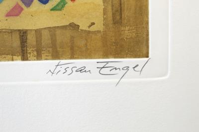 Nissan ENGEL-Troubadour-Gravure originale 2