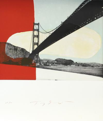 Tony SOULIÉ - Golden Gate - Lithographie originale signée 2