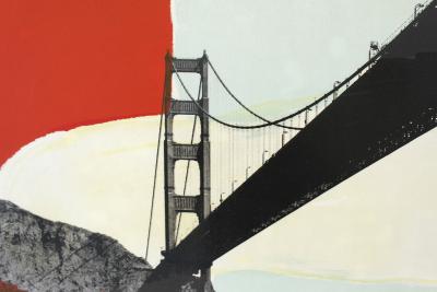 Tony SOULIÉ - Golden Gate - Lithographie originale signée 2