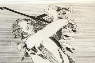 Claude WEISBUCH - Legato - Gravure originale signée au crayon 2