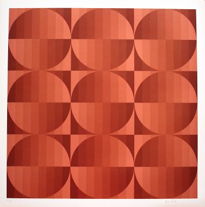 Jim BIRD - Tribute to Vasarely 4b, 1972, photolithographie 2
