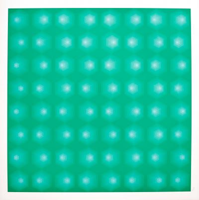 Jim BIRD - Tribute to Vasarely 11, 1972, photolithographie 2