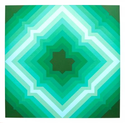 Jim BIRD - Tribute to Vasarely, 1972, photolithographie 2