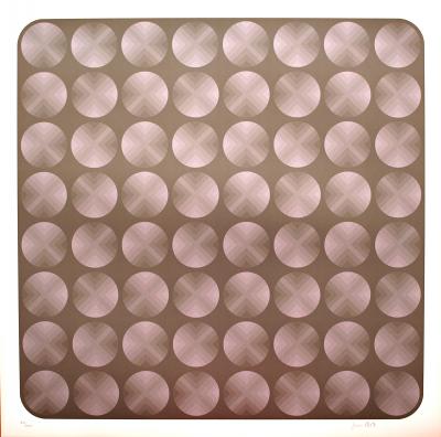 Jim BIRD - Tribute to Vasarely 7, 1972, photolithographie 2