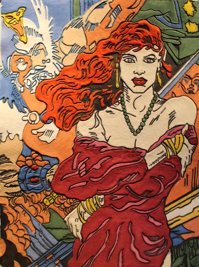 ERRÒ - Amazone - Aquagravure originale 2