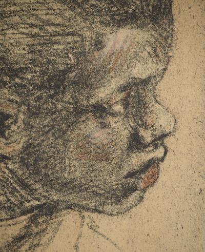 Paolo VERONESE (d’après) - Tête de Maure - Lithographie signée 2