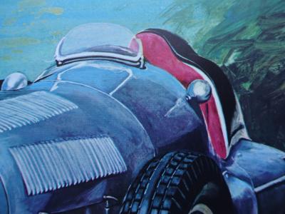 Edouard KUHN : Daimler Benz W125 - Lithographie signée et numérotée 2