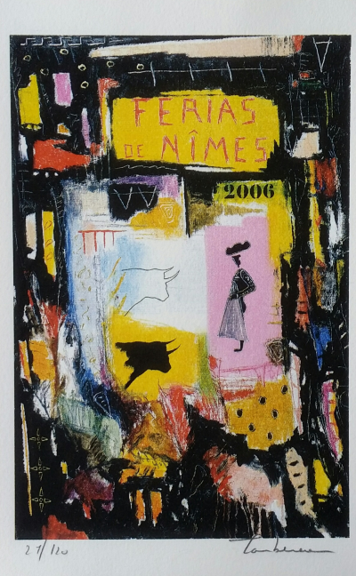 Michel TOMBEREAU - Feria de Nimes, 2006  - Impression numérique signée au crayon 2