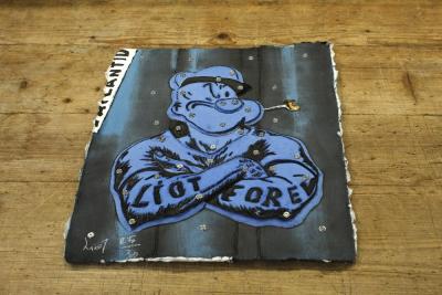 Eric LIOT- Popeye - Aquagravure originale signée au feutre 2