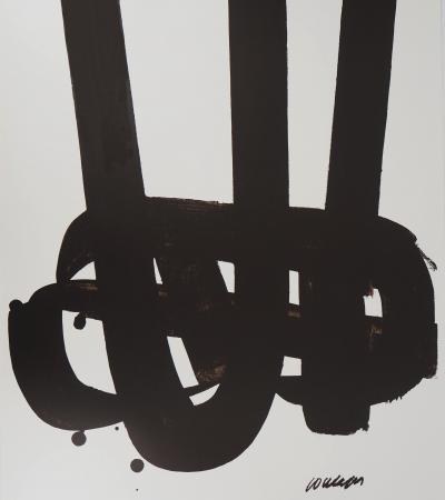 Pierre SOULAGES - Lithographie n°29, 1972 - Affiche lithographique originale signée 2