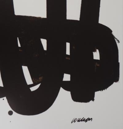 Pierre SOULAGES - Lithographie n°29, 1972 - Affiche lithographique originale signée 2