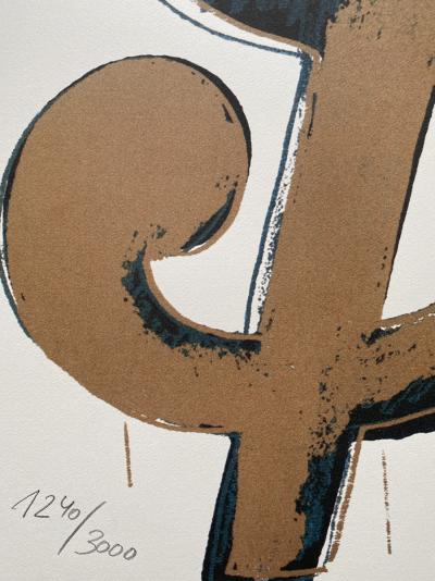 Andy WARHOL (d’après) - Dollar Sign gold, 1984,  Grano-lithographie 2