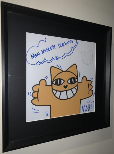 M.Chat (Thoma Vuille) ,Mon Nom Est Personne , Dessin sur papier , 2019 2