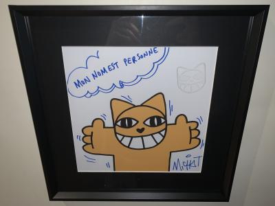 M.Chat (Thoma Vuille) ,Mon Nom Est Personne , Dessin sur papier , 2019 2
