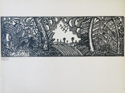 Raoul DUFY - La chasse, 1910, Gravure sur bois 2