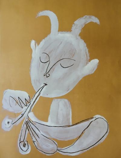 Pablo PICASSO (d’après) - Faune, mes dessins d’Antibes, 1958 - Pochoir original 2