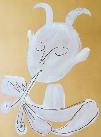 Pablo PICASSO (d’après) - Faune, mes dessins d’Antibes, 1958 - Pochoir original 2