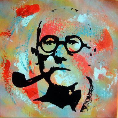 PyB - Le Corbusier , 2020 - Technique mixte 2