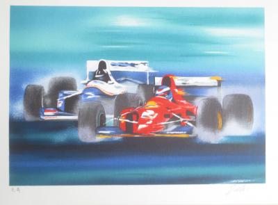 Victor SPAHN- Formule 1 - Lithographie signée au crayon 2