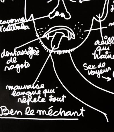 Ben VAUTIER - Ben Le Méchant, 1990 - Sérigraphie signée 2
