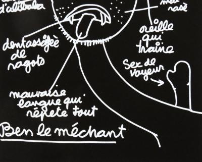 Ben VAUTIER - Ben Le Méchant, 1990 - Sérigraphie signée 2