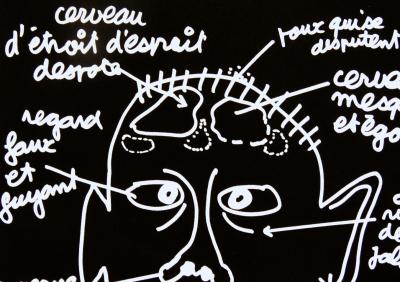 Ben VAUTIER - Ben Le Méchant, 1990 - Sérigraphie signée 2