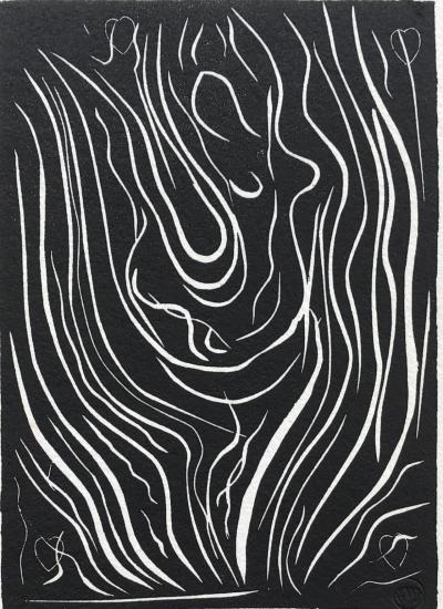 Henri MATISSE - Composition, 1943 - Linogravure originale signée 2