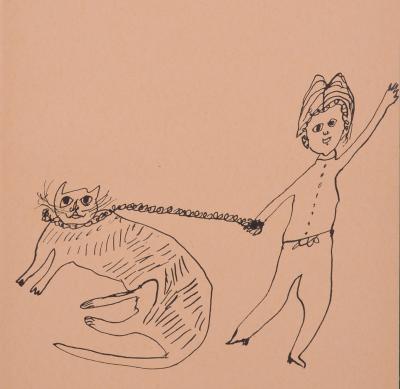 Andy WARHOL: Holy Cats, C. 1957 - Impression offset originale 2