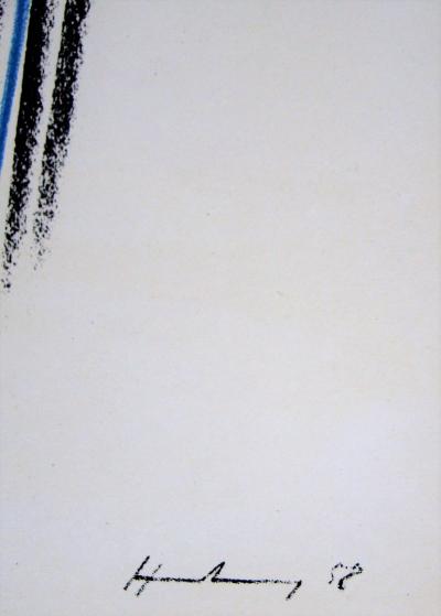 HANS HARTUNG - Composition,1958 - Lithographie en couleurs 2
