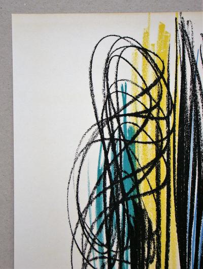 HANS HARTUNG - Composition,1958 - Lithographie en couleurs 2