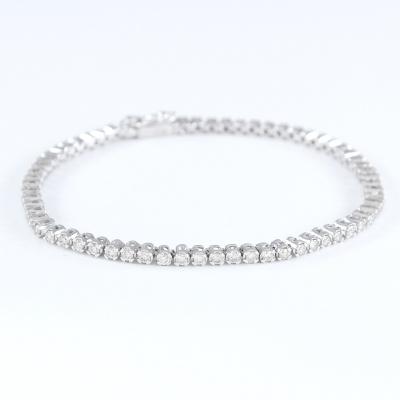 White Gold Tennis Bracelet with Diamonds 2