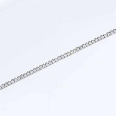 White Gold Tennis Bracelet with Diamonds 2
