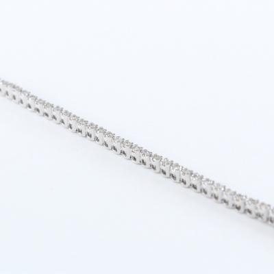White Gold Tennis Bracelet with Diamonds 2