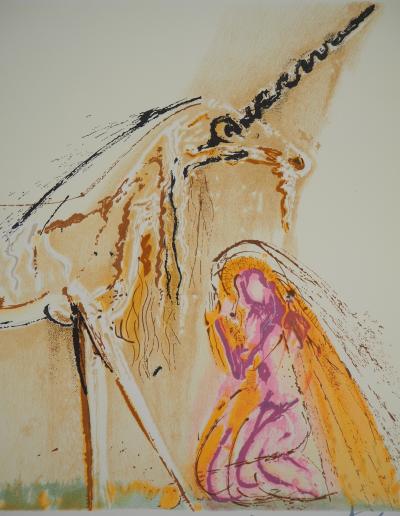 Salvador DALI - La Licorne - Lithographie originale signée 2