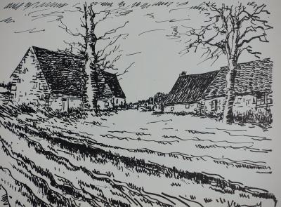 Maurice de VLAMINCK (d’après) : Les Challonges, 1958 - Lithographie originale signée 2