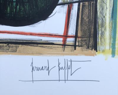 Bernard BUFFET - Les anémones, 1972 - Lithographie originale signée numérotée 2