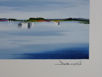 DENOËL -  Hommage à  Magritte - Lithographie signée au crayon, édition limitée 2