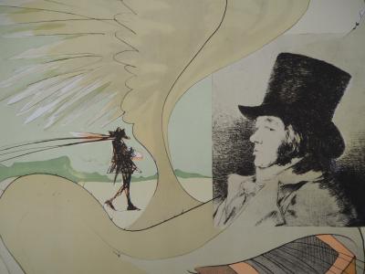 Salvador DALI  - Les Caprices de Goya, 1977 - Affiche lithographique 2