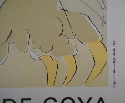 Salvador DALI  - Les Caprices de Goya, 1977 - Affiche lithographique 2