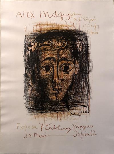 Pablo PICASSO (d’après)  - Galerie Alex Maguy 1962,Lithographie Originale, Mourlot 2
