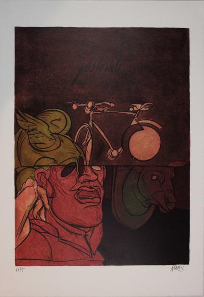 Valerio ADAMI - Pastorale, 1982 - Lithographie signée à la main 2