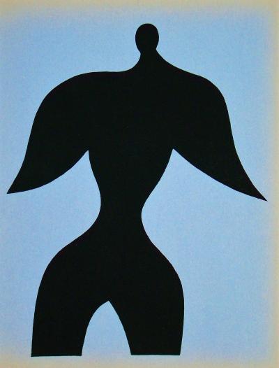 Jean ARP (d’après) - Homme, 1957 - Pochoir 2