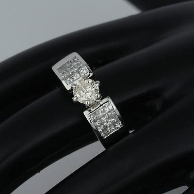 White Gold Solitaire Diamond Ring 2
