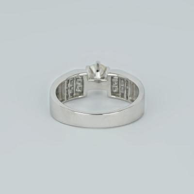 White Gold Solitaire Diamond Ring 2