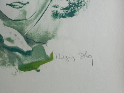 Régis DHO : The two sisters - Original pencil signed and numbered lithograph 2