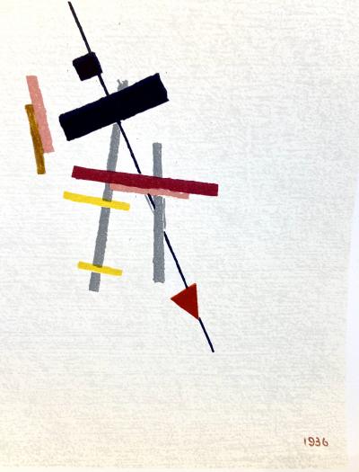 Kasimir MALEVITCH (d’après) - Composition suprématiste,1936 - Lithographie 2