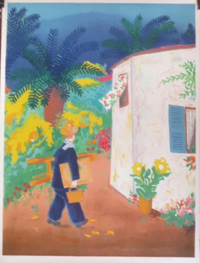 Lennart JIRLOW - Le Peintre - Lithographie signée au crayon 2